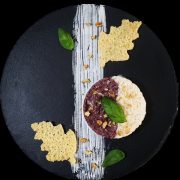 L'abbraccio di risotti al primitivo e gorgonzola