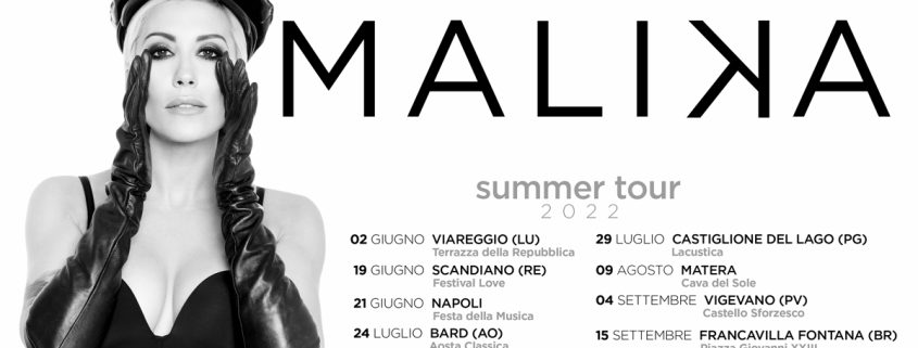 Malika Ayane annuncia Summer Tour 2022